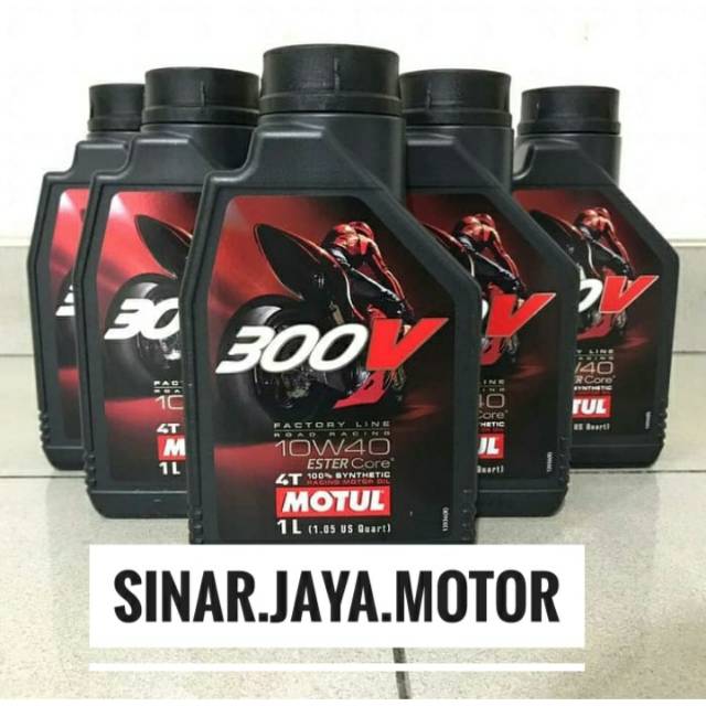 Oli motul racing 300v 10w40