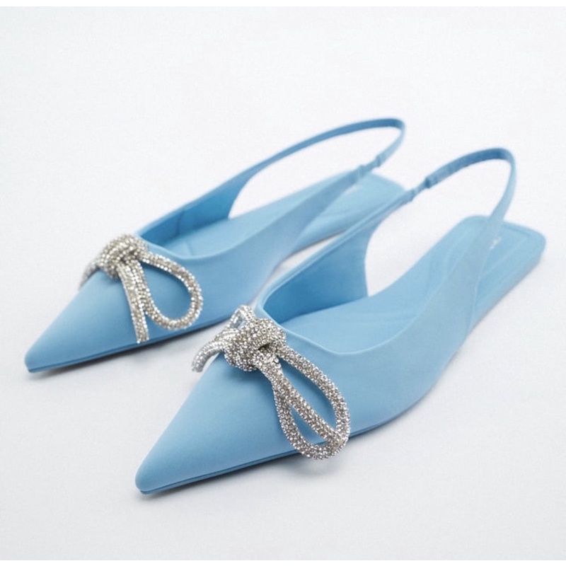 [7.7 Boombastis Sale⚡] - SEPATU WANITA FLAT SLINGBACK SHOES ZS456 PREMIUM IMPORT