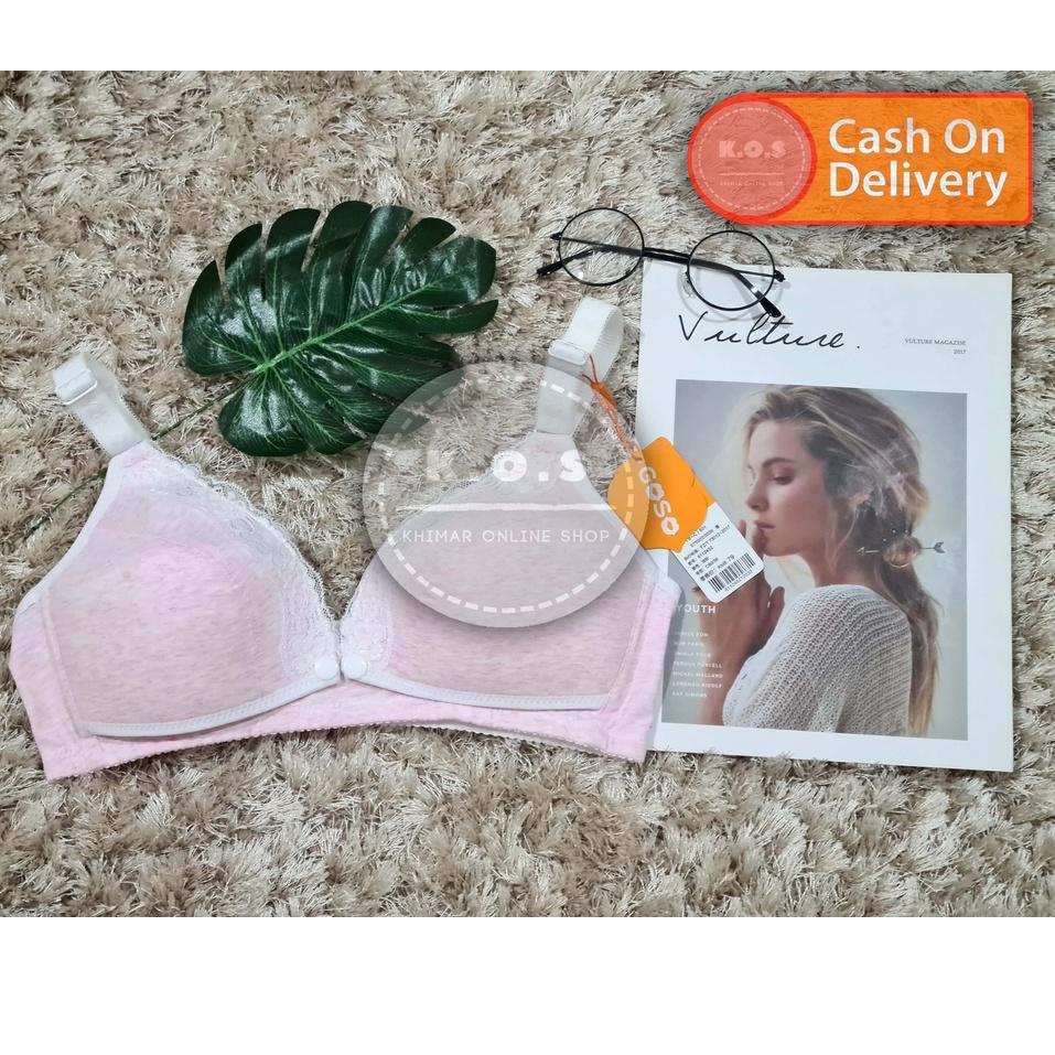 {VIR.26Au22м} Bh nursing bra renda impor tanpa kawat size 34-40
