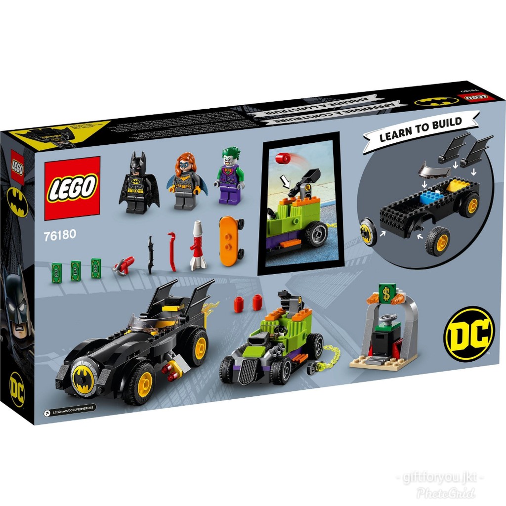 Lego DC Batman 76180 Batman vs The Joker Batmobile Chase Bricks Toy Mainan Anak Kid Kreatif Original