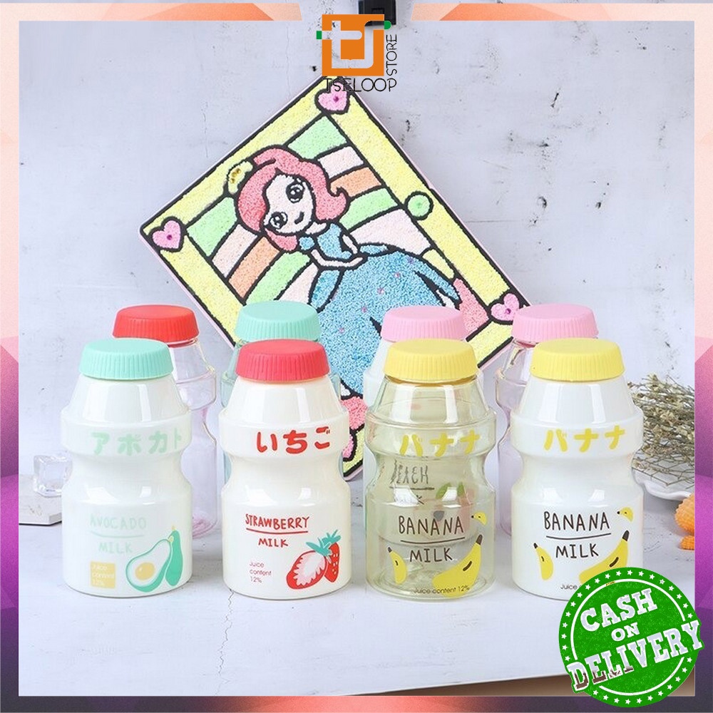 OFM-C306 Botol Air Minum Anak Unik Botol Fruity Botol Minum 480ml / Botol Minum Fruity Fruit ALA KOREA-5