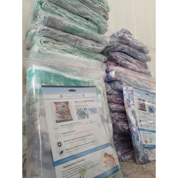 Viral  Stagen Bengkung Ibu Melahirkan Pengecil Perut Korset Pelangsing 15 Meter Instan Elastis