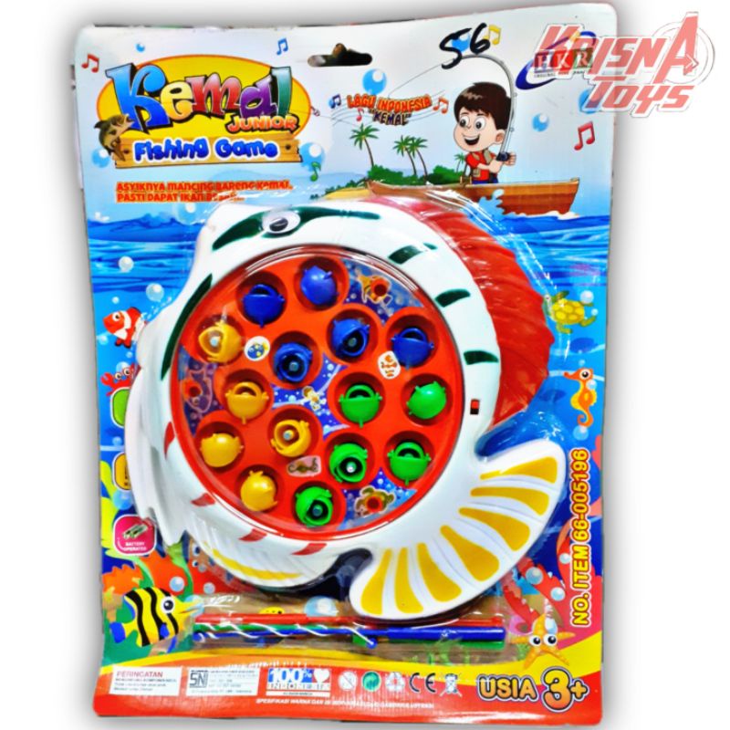 MAINAN ANAK PANCINGAN MAGNET PUTAR/FISHING GAME