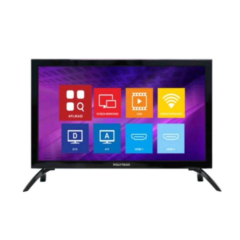 TV LED 24 INCH POLYTRON EASY SMART DIGITAL PLD24MV1859 PLD 24MV1859 PLD-24MV1859/24CV1869