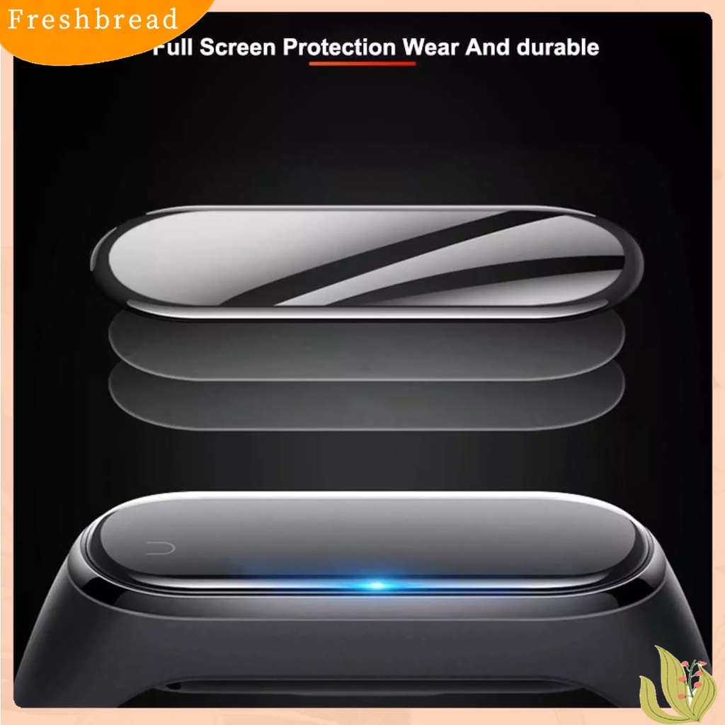 Terlaris 2Pcs Screen Protector High Screen Sensitivity Soft Transparent Full Cover Watch Protective Film for Xiaomi Mi Band 4/5/6