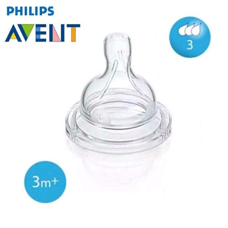 Philips Avent Classic+ Flow Teats (2 Pcs)/dot classic