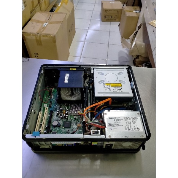 PC DELL DESKTOP 380/780 DDR3 CORE 2 DUA RAM 2 GB HDD 160 GB DVD SIAP PAKAI