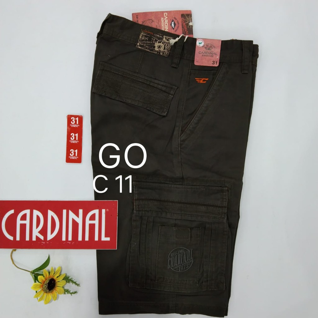 gos 31-KPL 1 CARDINAL KEMPOL CASUAL Celana Pendek Cowok Celana Kempol Fashion Pria Brand Kekinian