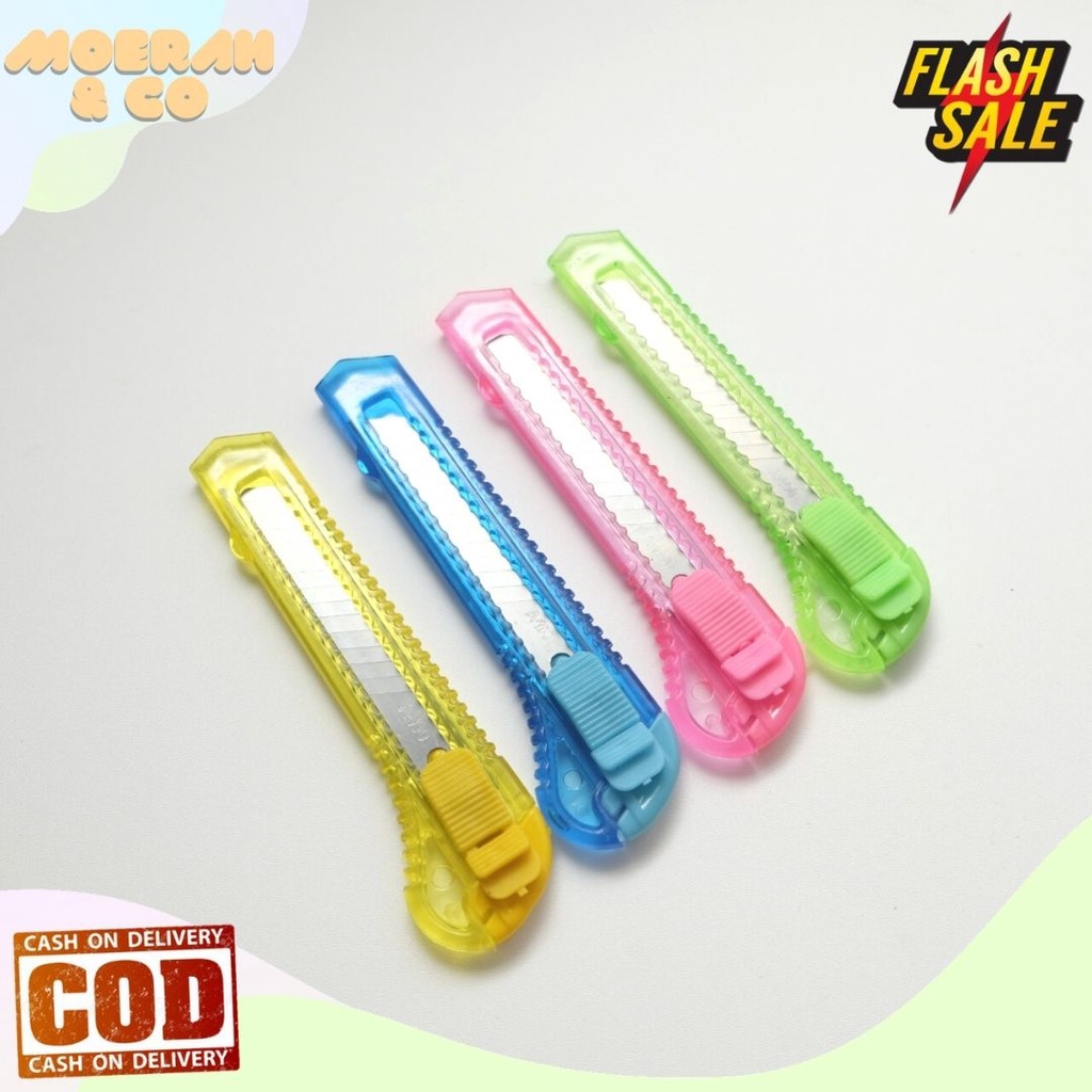 

CUTTER PEMOTONG KERTAS KUTTER MERK EVATA UKURAN 2 CM TERMURAH READY GROSIR BISA COD