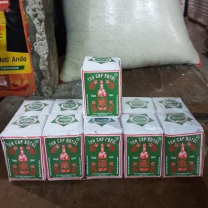 

[[BISA COD]] 1 Pack isi 10 Kotak Teh Cap Botol Hijau 40 Gr GRATIS ONGKIR Kode 965