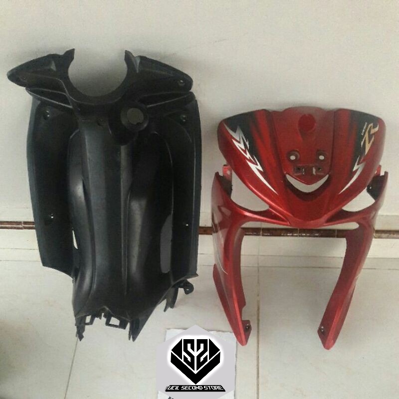 COVER TAMENG BODY DEPAN VEGA ZR WARNA MERAH SEKEN ASLI ORIGINAL