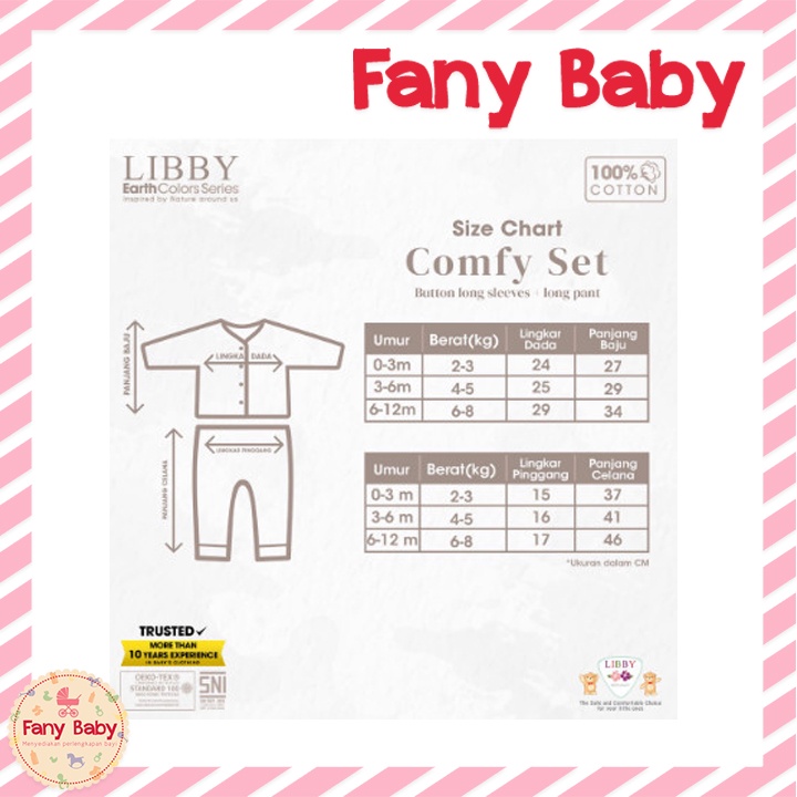 LIBBY EARTH COMFY SET 2 SERIES PANJANG