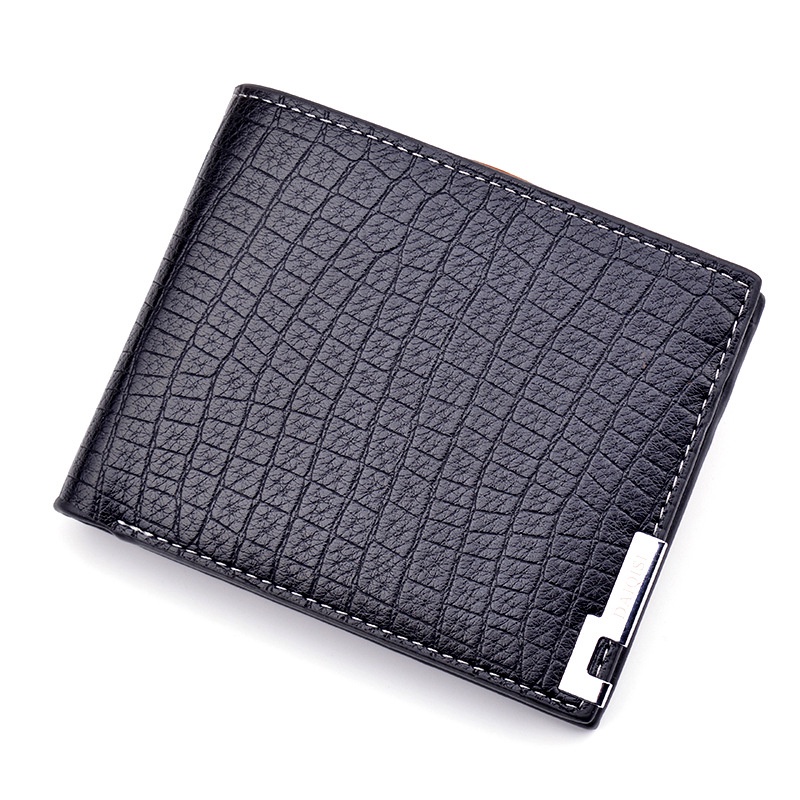 DOMPET PRIA LIPAT KULIT CROCO PREMIUM HITAM HOOPER WA436B5 SLOT KARTU UANG TIPIS SIMPLE COWOK KEREN IMPORT BATAM BRANDED LAKI DISTRO FASHION