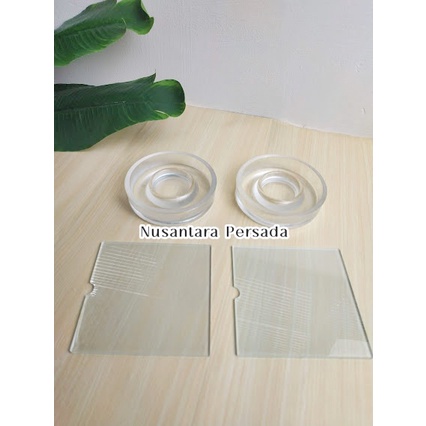 Cawan Conway + Tutup Cawan Laboratorium Kaca Cawan Mikrodifusi + Tutup