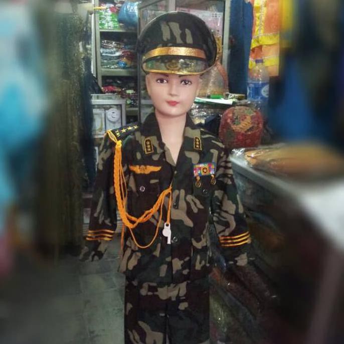 baju profesi anak TNI abri tentara kostum karnaval TK jenderal