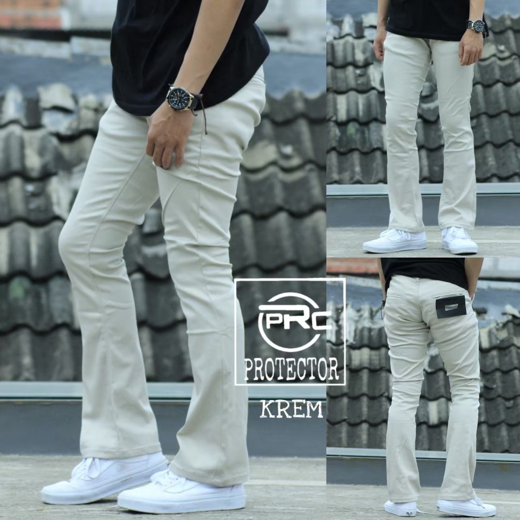 Celana Chino Cutbray Protector / Chino Panjang Pria Model Cutbray / Cutbray bahan katun model baru  Bayar ditempat (COD)