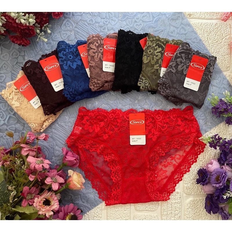 sorex celana dalam renda 16322