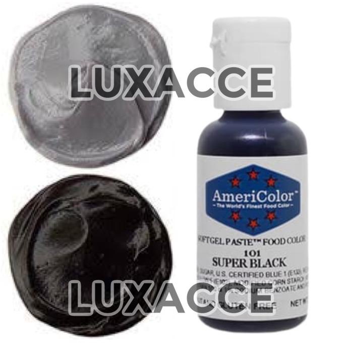 

AMERICOLOR SOFTGEL PASTE SUPER BLACK 0.75 OZ
