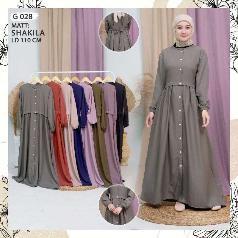 Gamis Shakila Import / Gamis Wanita / Gamis Terbaru