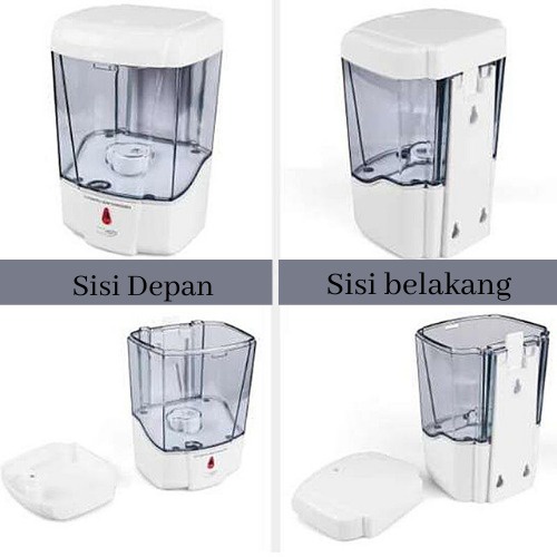 Dispenser hand sanitizer / tempat sabun otomatis tempel dinding - DSA