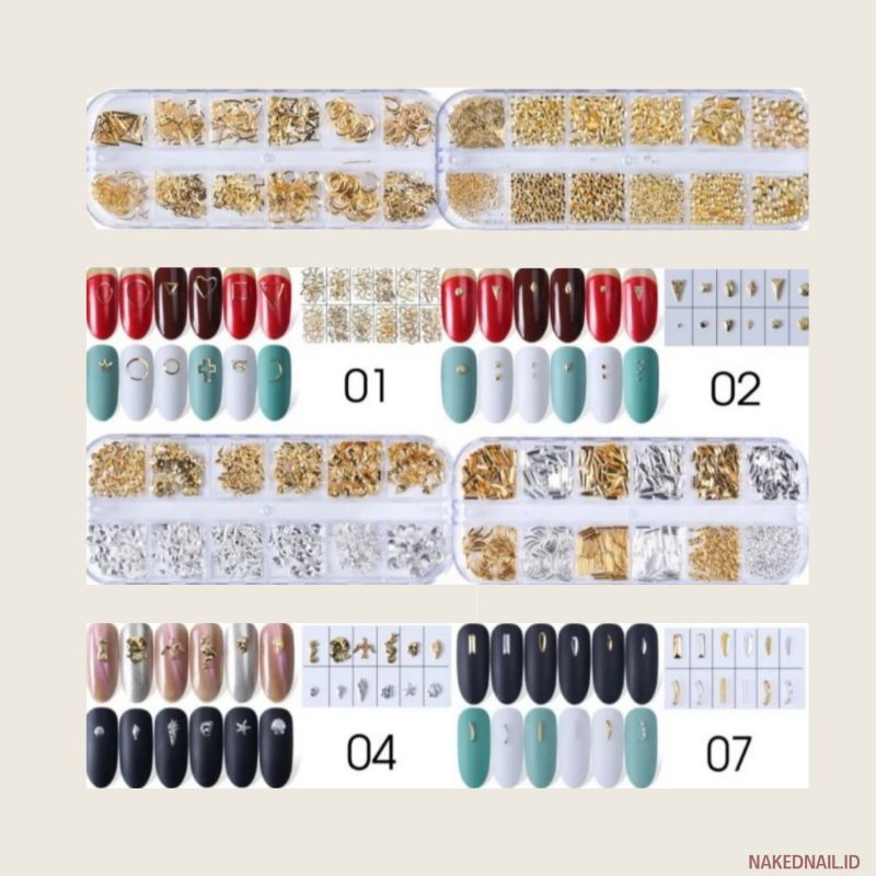 Nail decoration hiasan kuku isi 12  rhinestone nail art stud acc  12 nailart nail art hiasan kuku decoration