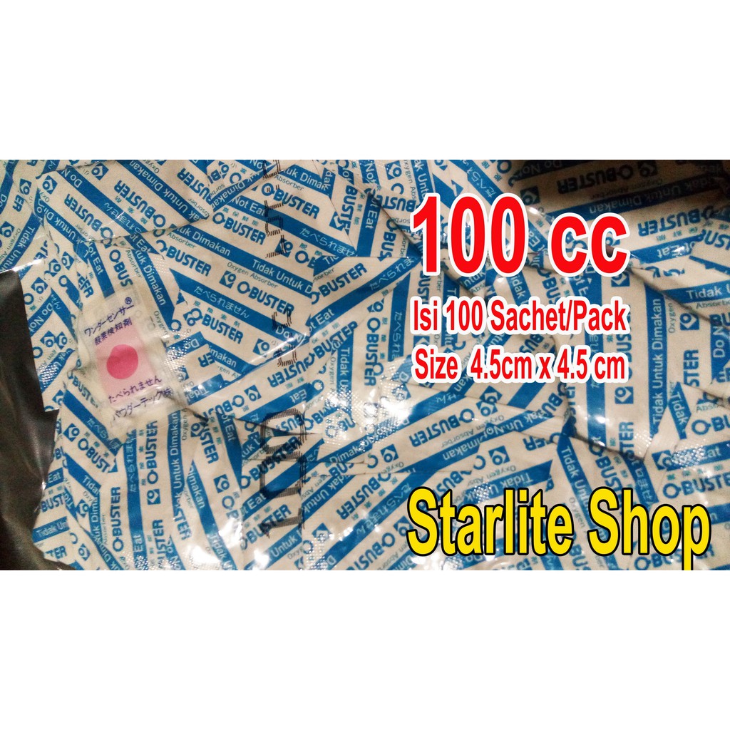 

100 cc O-Buster Pengawet Makanan Oxygen Absorber Penyerap Oksigen Food Grade
