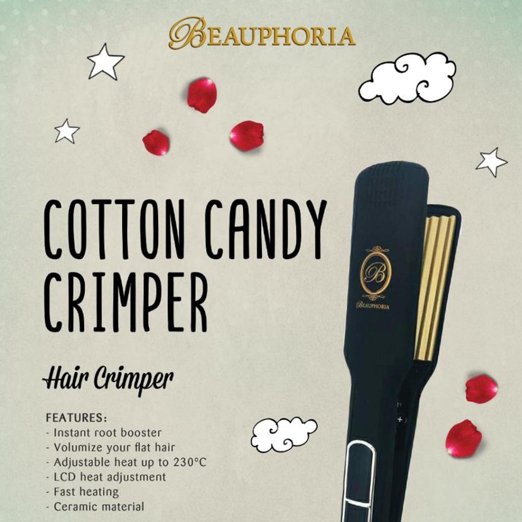 Beauphoria Cotton Candy Crimper (Catok Akar, Catok Getar, Catok Genteng, Pengembang Rambut)