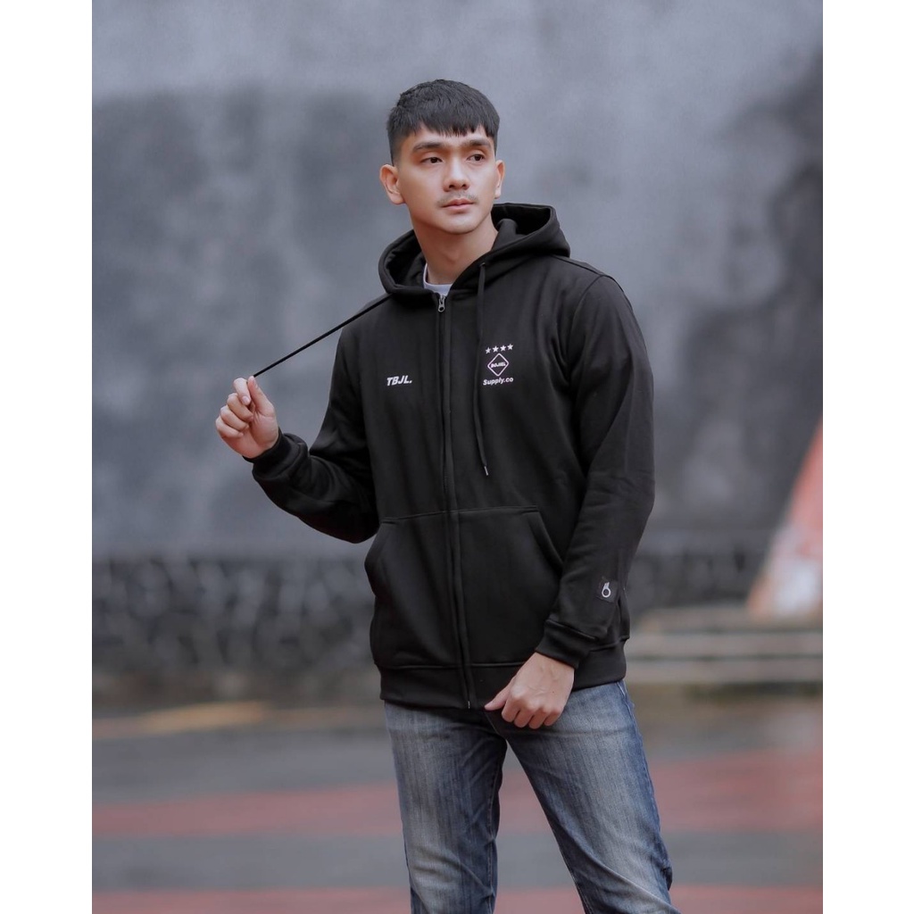 Jaket Sweater Hoodie Zipper Oversize Big size Jumbo Besar XL XXL Korean Style Fleece