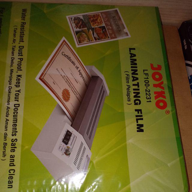 Plastik Laminating Film Joyko A4 100 Micron (100pc)