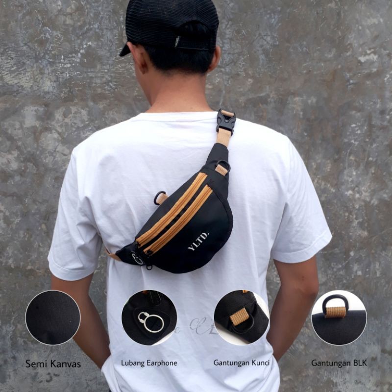 Waistbag Mini Pria Termurah