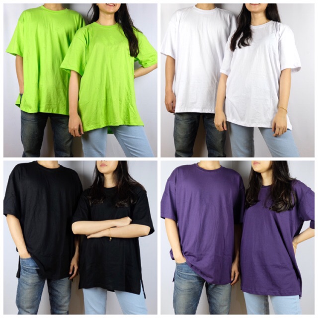  Kaos  polos oversize Shopee  Indonesia 