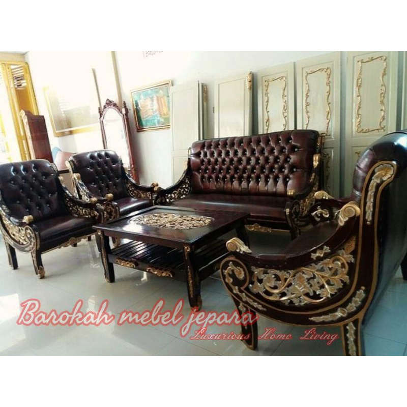 Sofa Jati Mewah Jepara