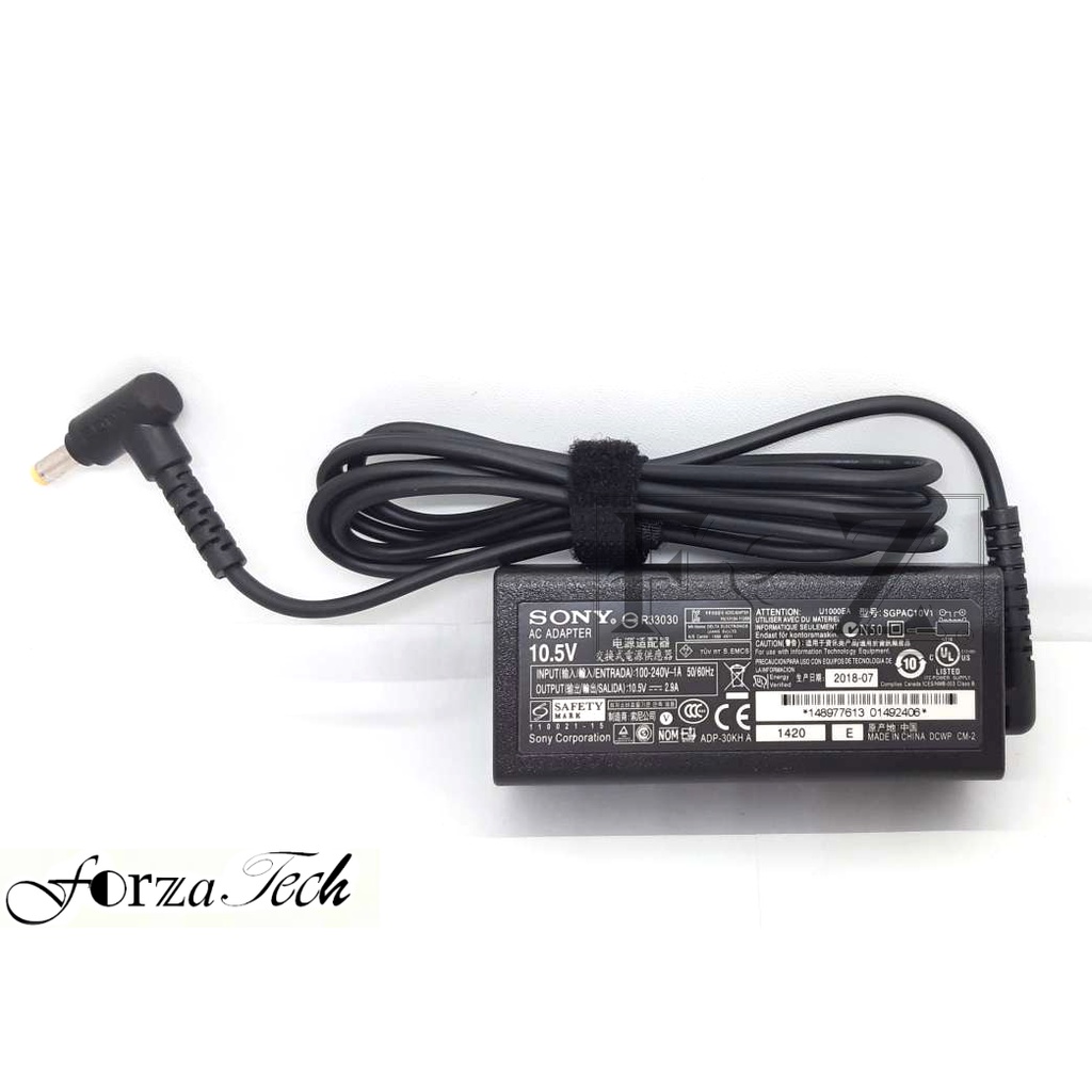 Adaptor Vaio 10.5V 2.9A 4.8X1.7MM 30W FIT VAIO VGN P21Z VGN-P798E VGN-P798K
