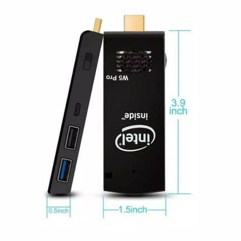 Mini PC Stick W5 Pro 4GB / 64GB Intel X5 HDMI USB 3.0 Windows 10 WIFI