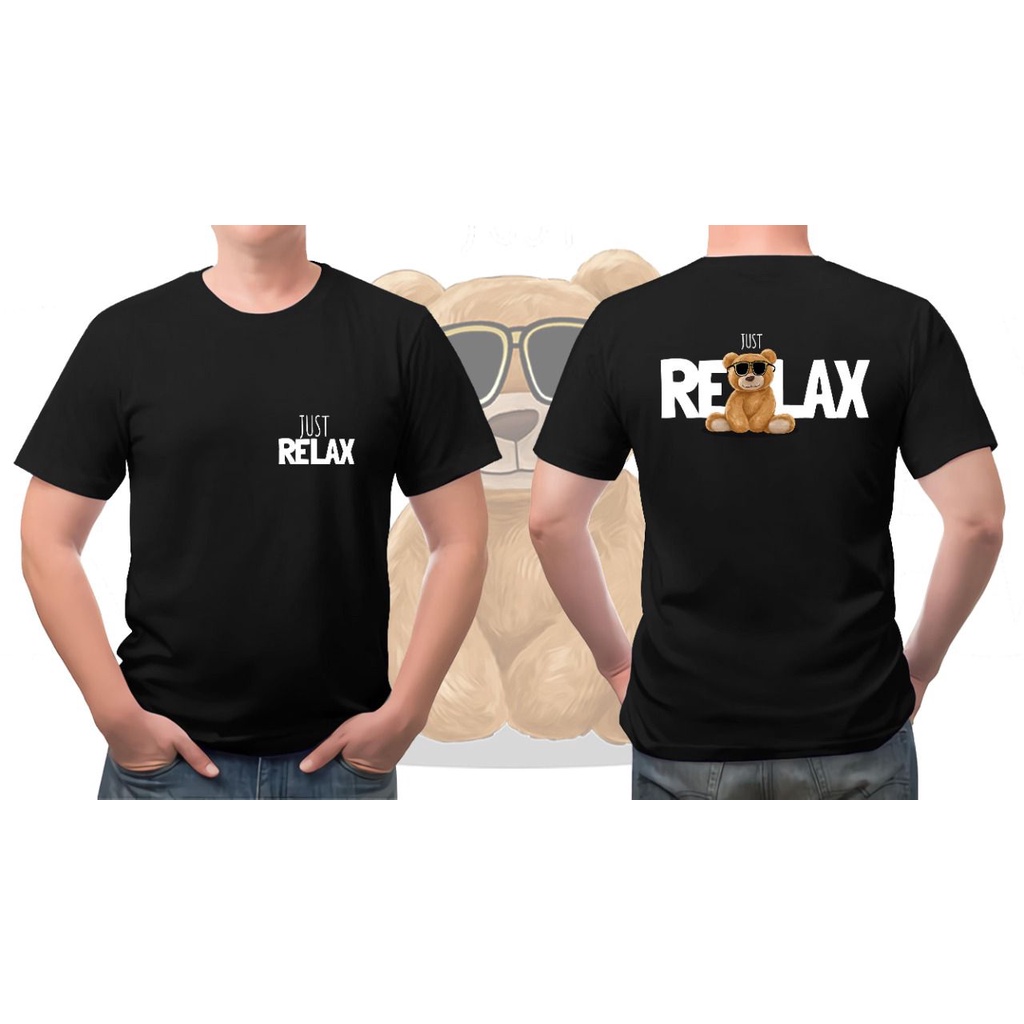 Kaos murah Kaos distro murah baju  distro pria t-shirt murah combed30s BEAR RELAX