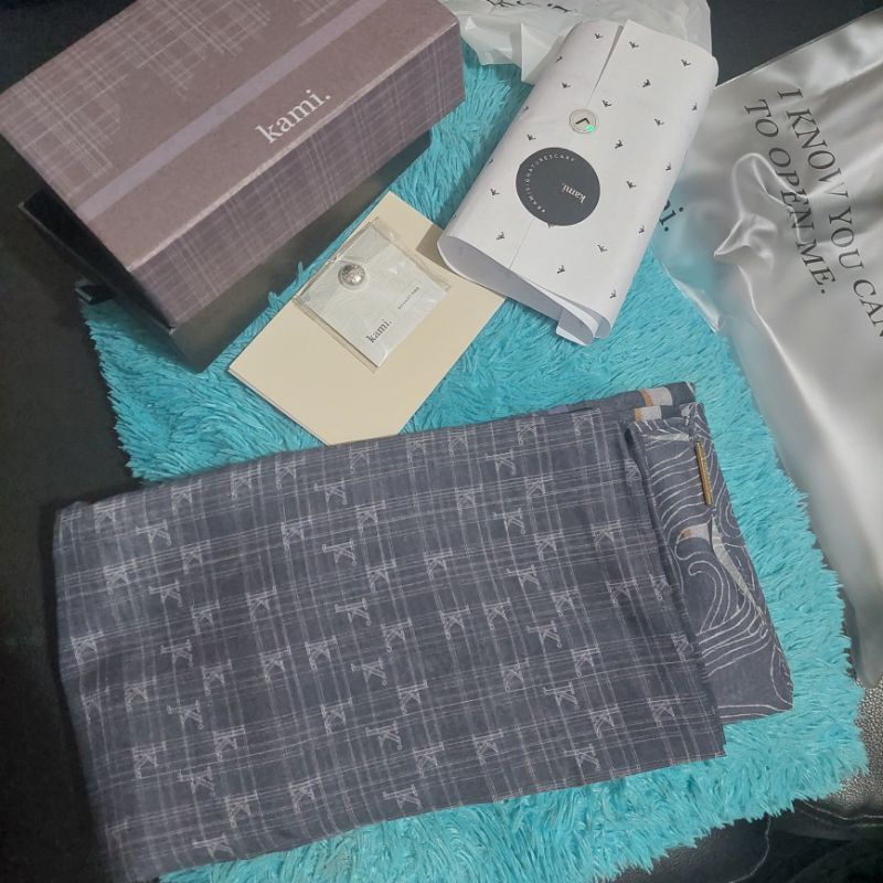 monogram scarf kamiidea