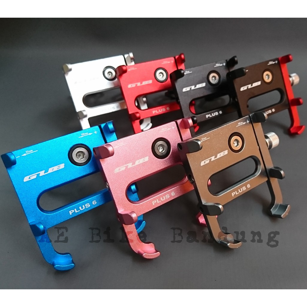 GUB Plus 6 Pro 6 Phone Holder HP Sepeda Motor Rotasi 360