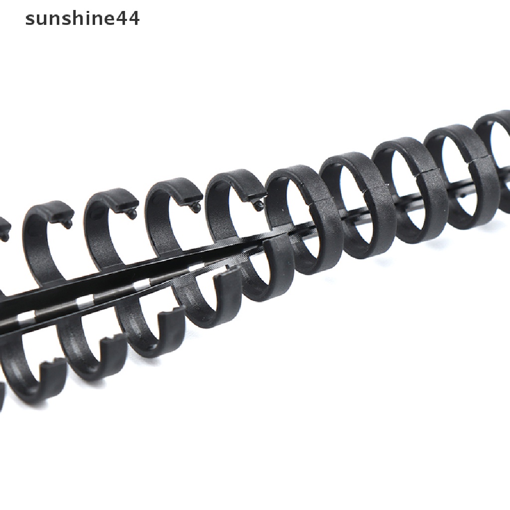 Sunshine Ring Spiral 30 Lubang Bahan Plastik Untuk Kertas A4 A5 A6