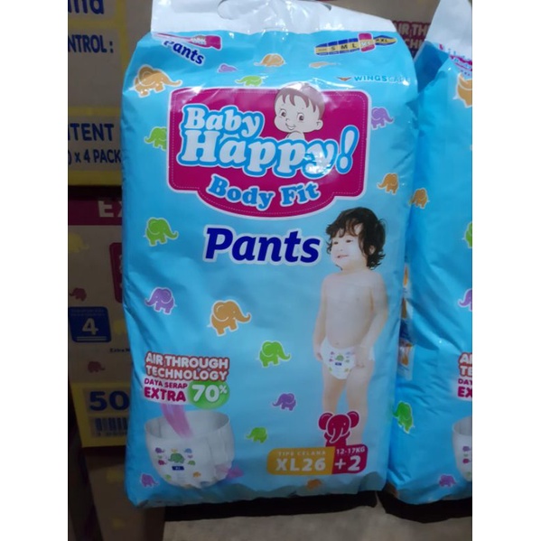 BABY HAPPY PANTS S38+2/ M32/ L28/ XL 26 /XXL 24