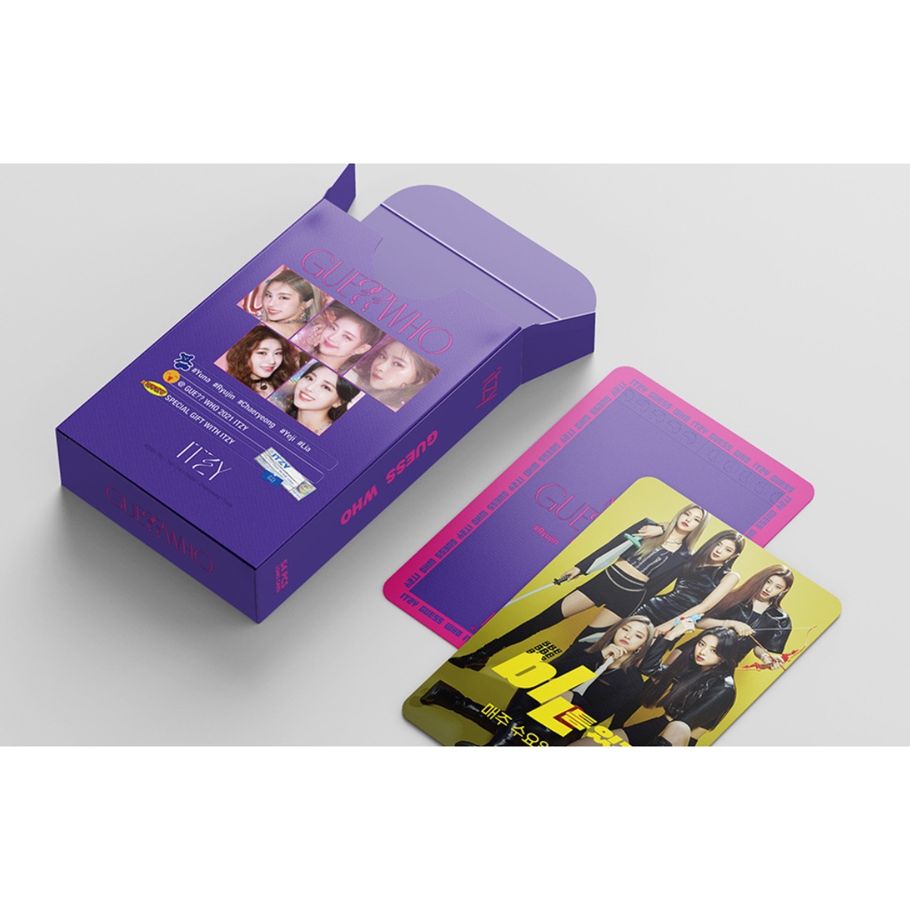 54pcs / Kotak Kartu Ucapan ITZY 2022 Season 's guess Album Lia LOMO