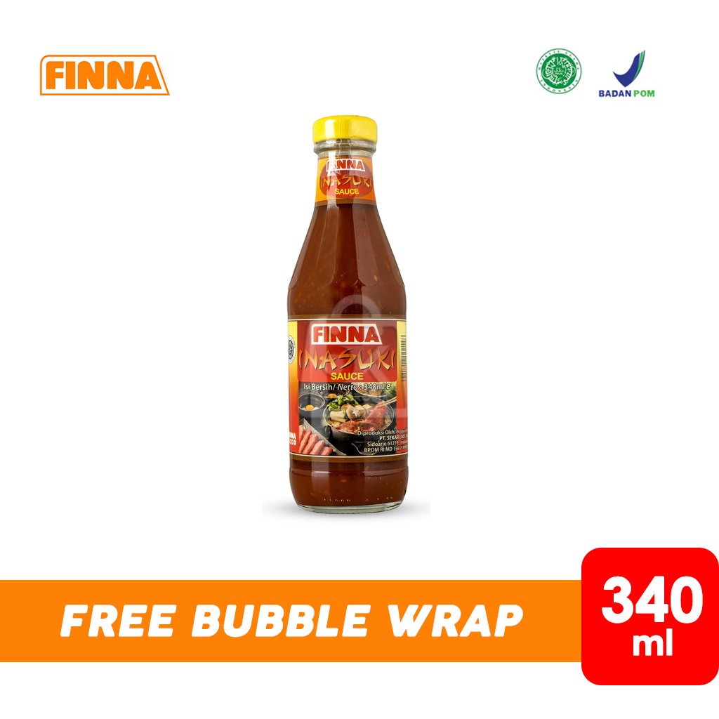 

Finna Inasuki Sauce / Saos Suki Steamboat Shabu Shabu (Botol Kaca 340ml)