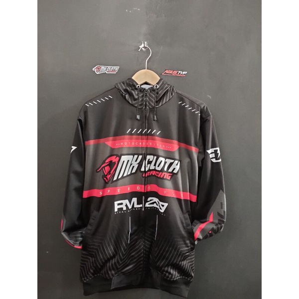 jaket parasut racing original