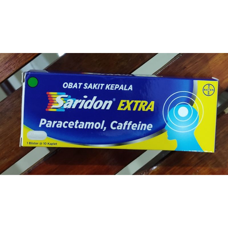 Saridon 4 Tablet / Saridon Extra 10 Kaplet / Pereda Nyeri / Sakit Gigi / Sakit Kepala