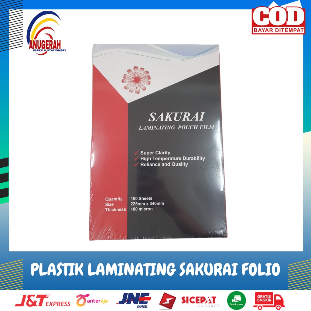 

PLASTIK LAMINATING FOLIO / SAKURAI / SAKURA F4 (PAK)