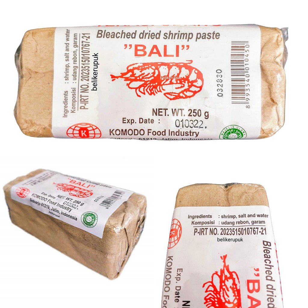 

[HALAL MUI] Terasi Udang BALI BESAR 250g