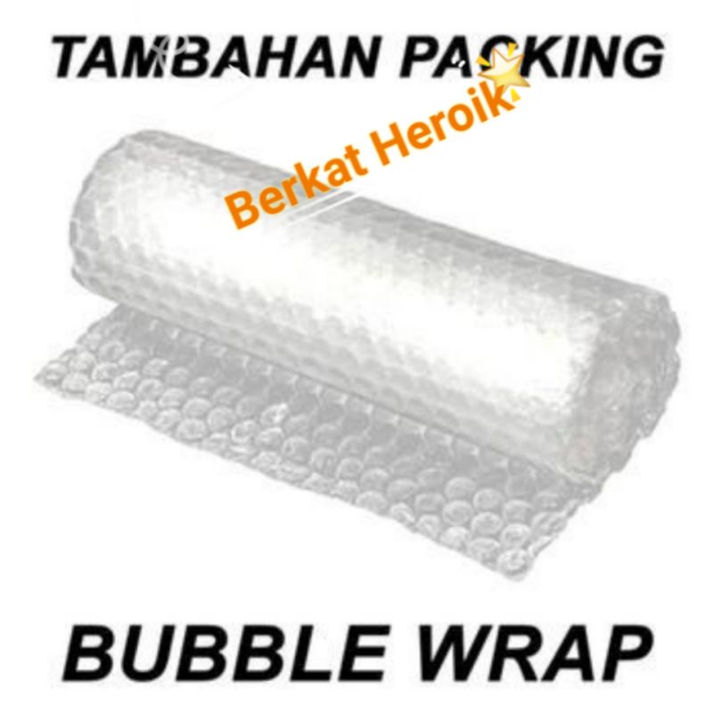 Bubble wrap tambahan packing supaya Aman/EXTRA /PackingBubble Wrap utk packing Pengaman
