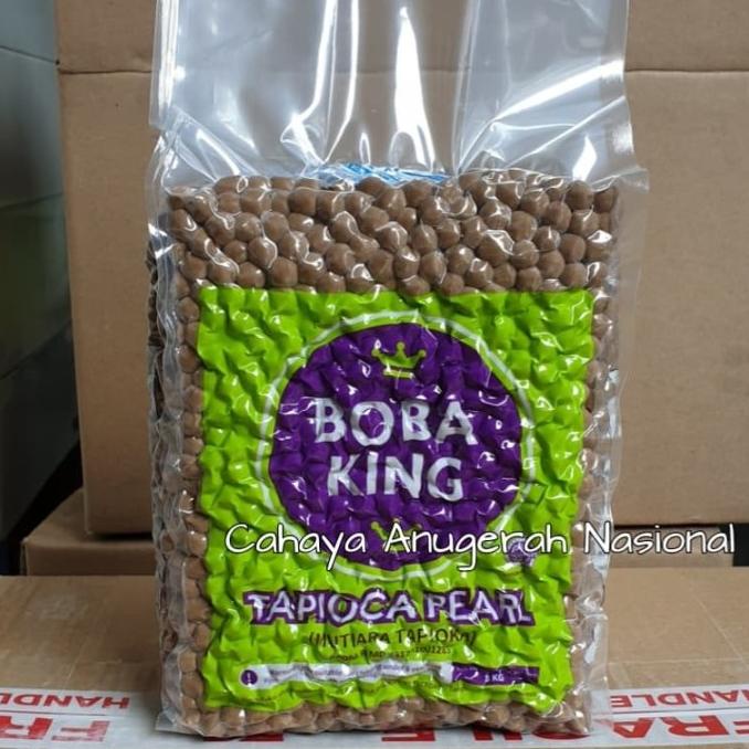 

Diskon Boba King 3kg / Tapioka Pearl / Bobaking Brownsugar kemasan 3kg Diskon