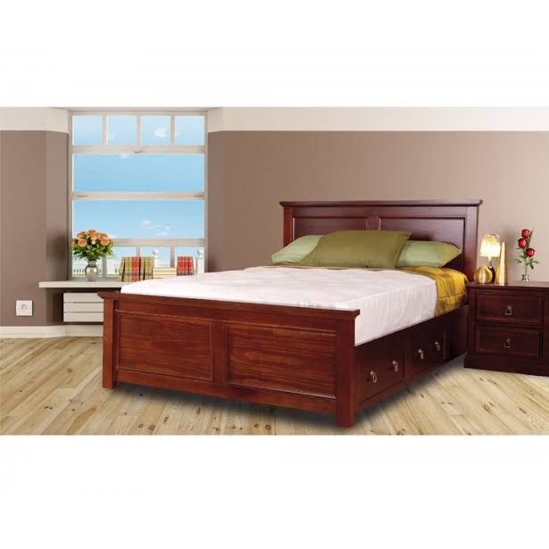 Tempat tidur / dipan laci 2 minimalis jati mebel jepara