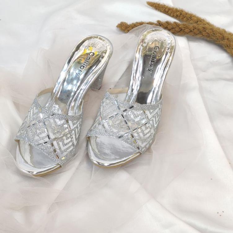 Muraaaahh.. sandal pesta wedding hils 7cm best quality import promo