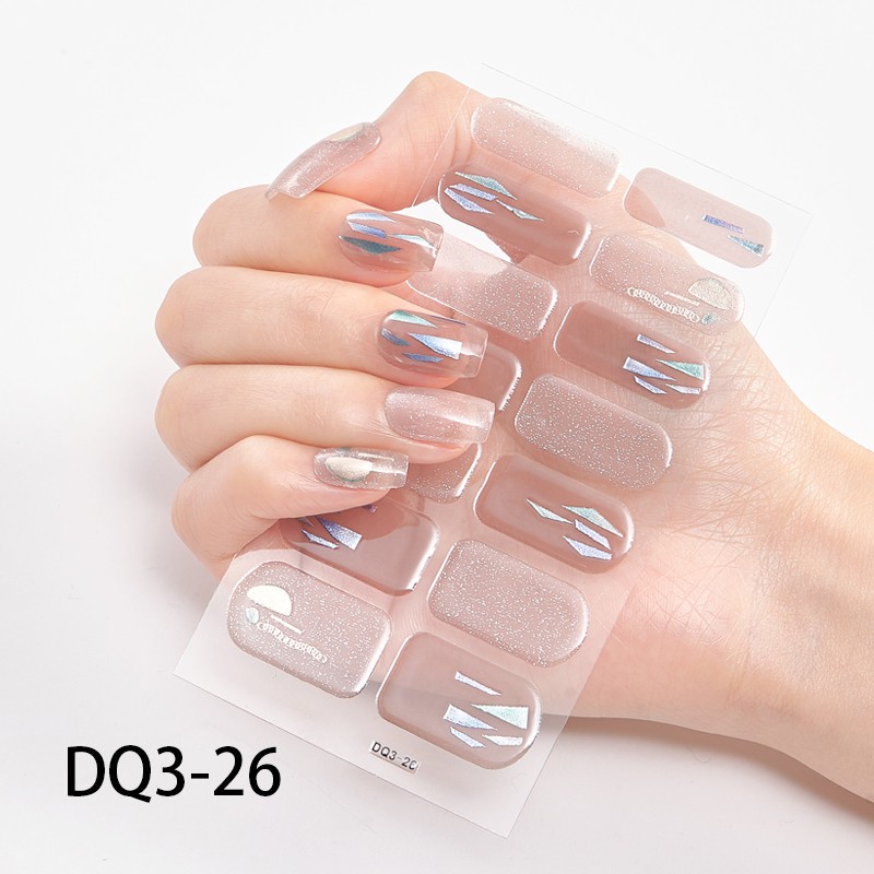 (VCM) 14Pcs/Stiker Kuku Murah / Nail Art Sticker / Nail Art Stiker / Nail Art &amp; Sticker DQ Series Premium